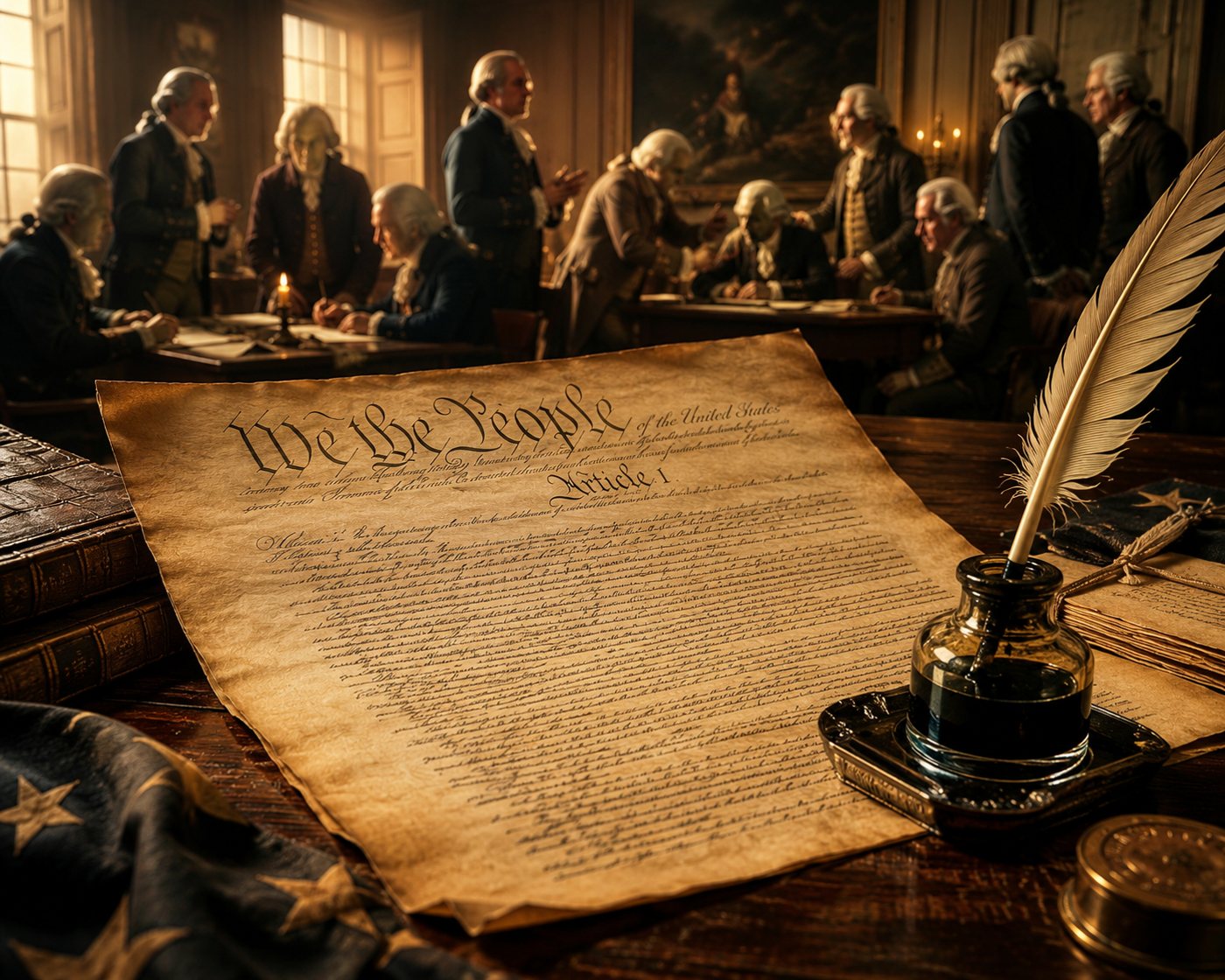 Illustration for The Constitution of the United States