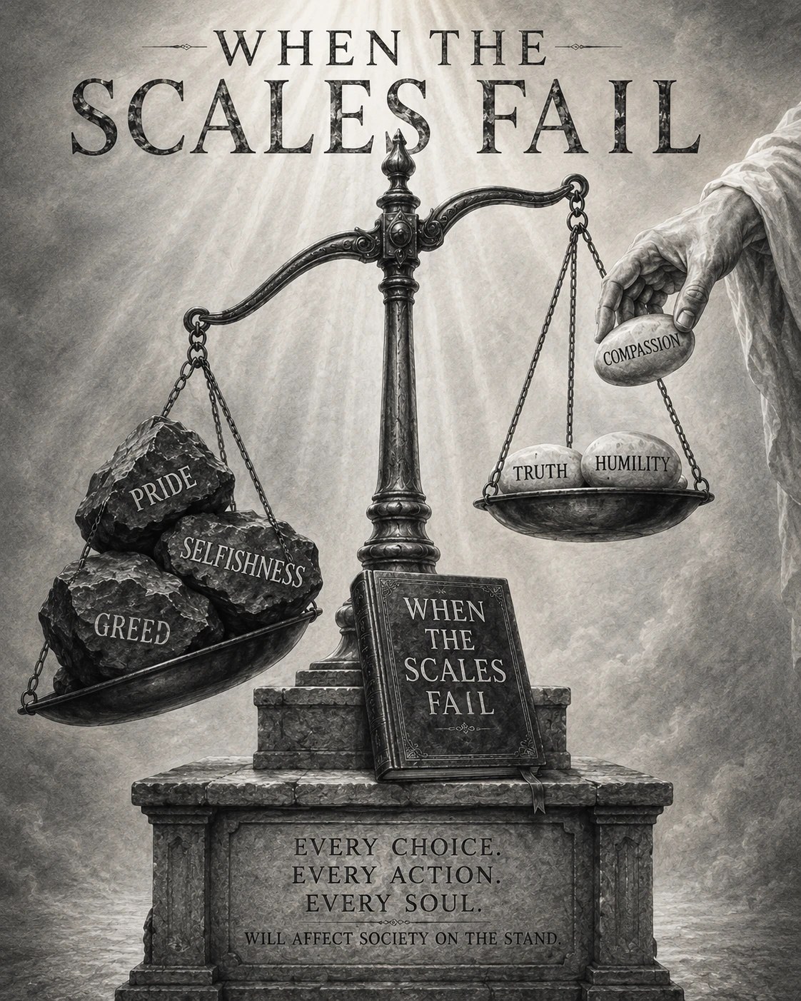 The cover of The Scales Fail