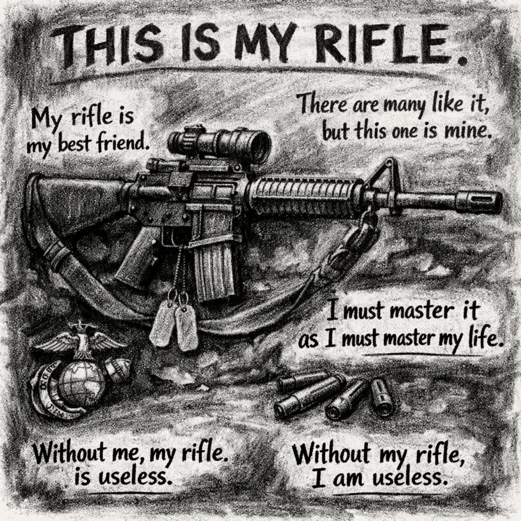 Artwork for The Marine Corps Rifle Creed