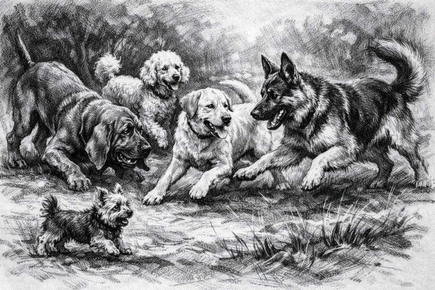 Artwork for Different Dogs